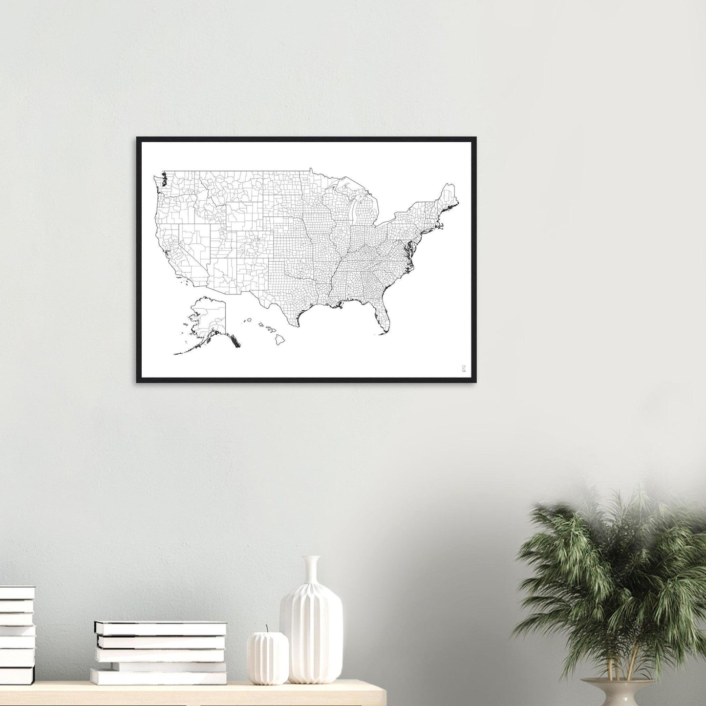 Rochag Interior Design - US Counties Map - Rochag