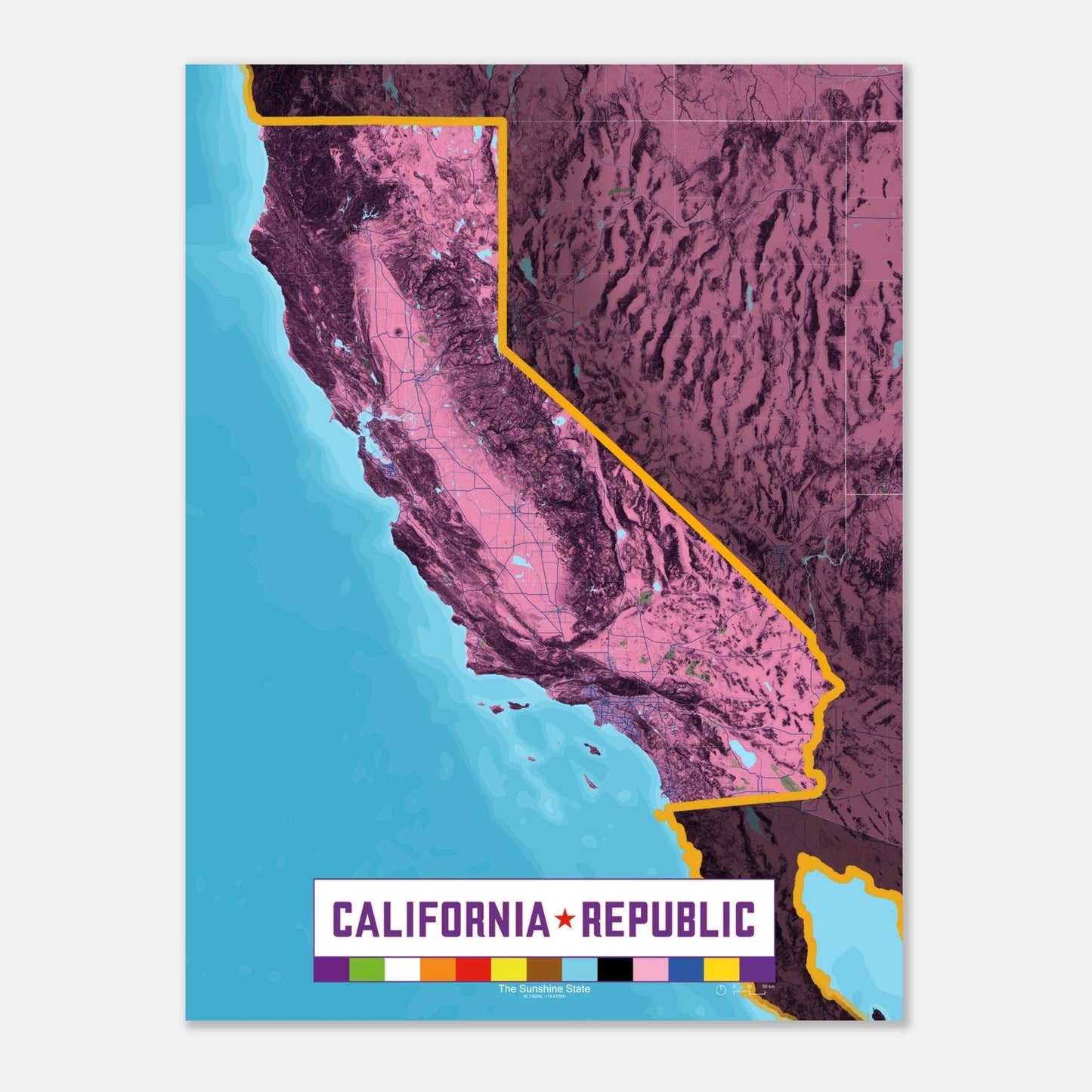 Los Angeles Pride Parade - California Pride Poster - Rochag