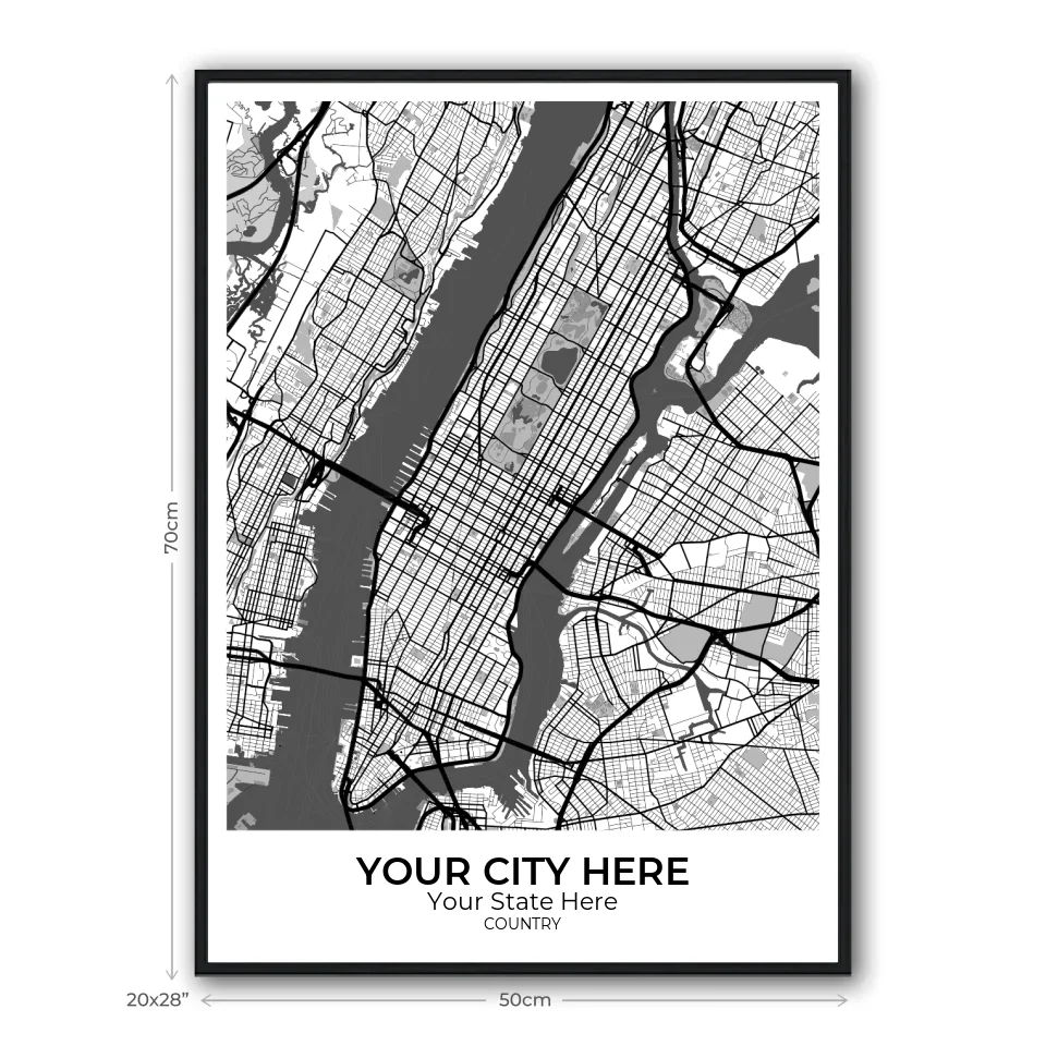 30+	Office Decor Professional	Configurations: Personalizable Maps Artworks - Rochag