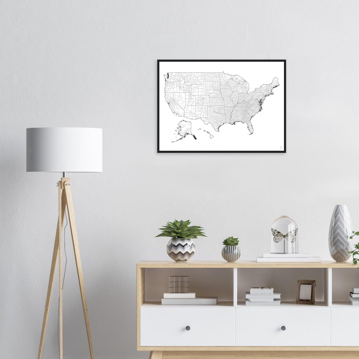 Rochag Interior Design - US Counties Map - Rochag