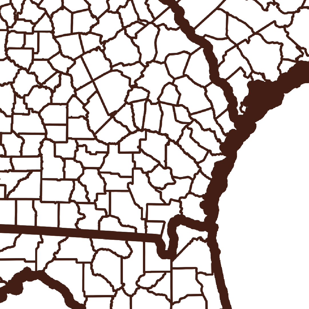 Appling County Map