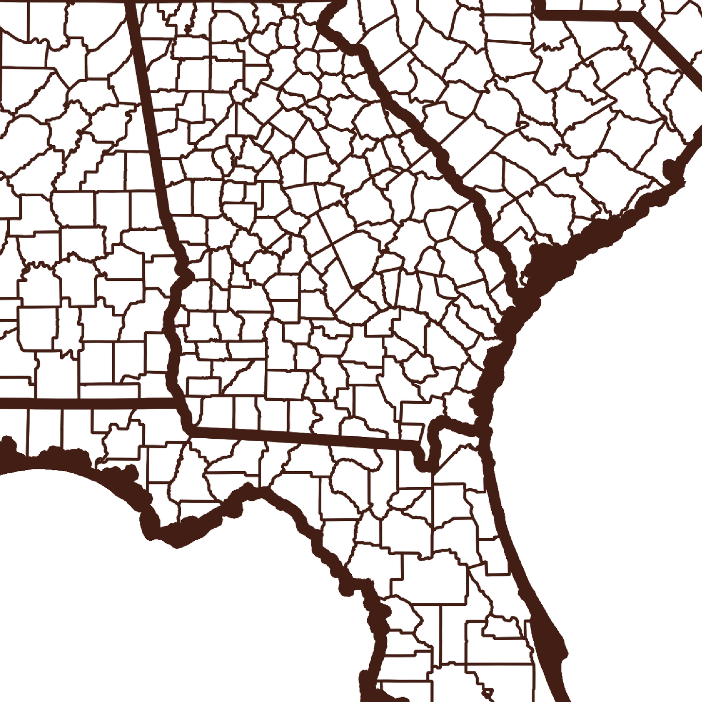 Atkinson County Map - Rochag