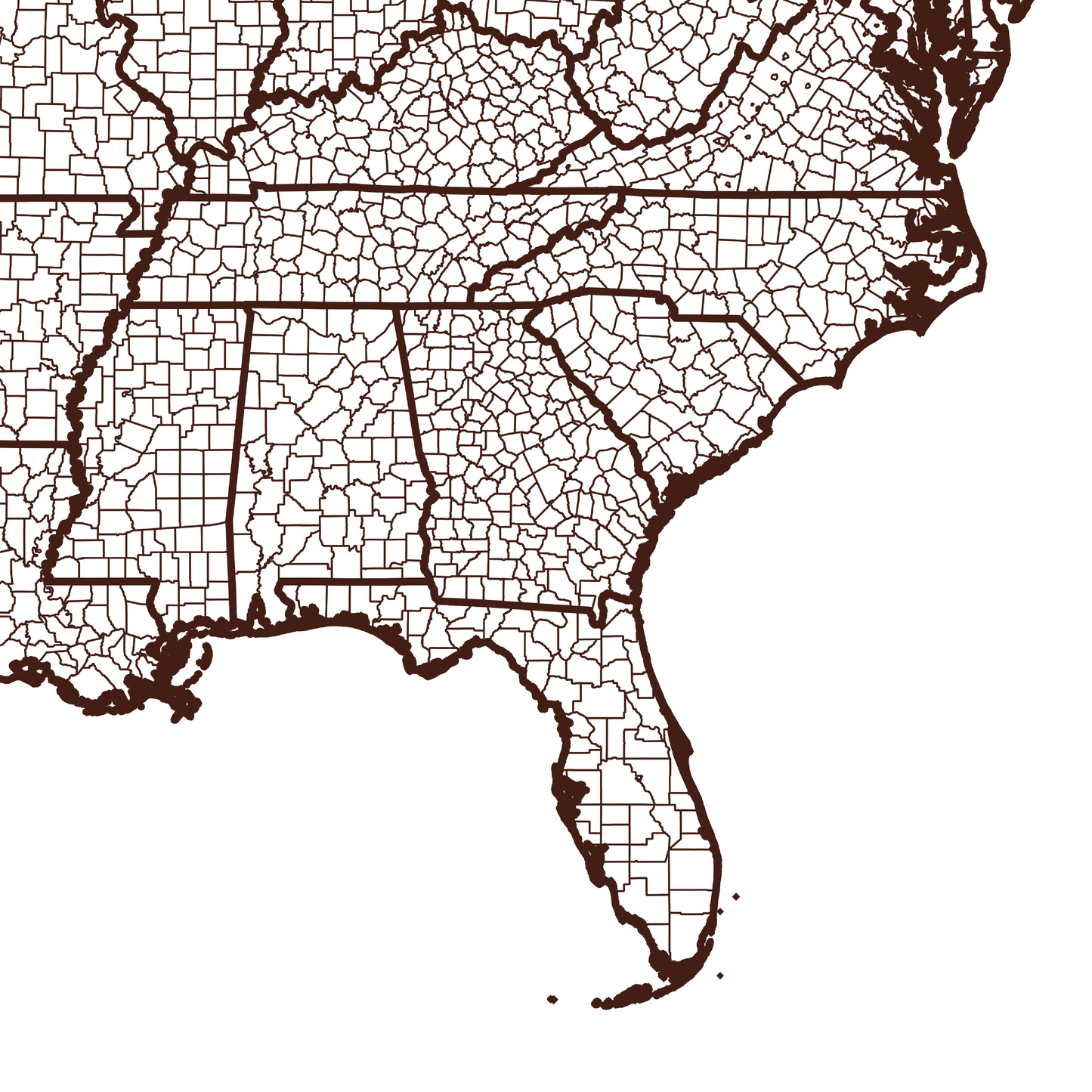 Atkinson County Map