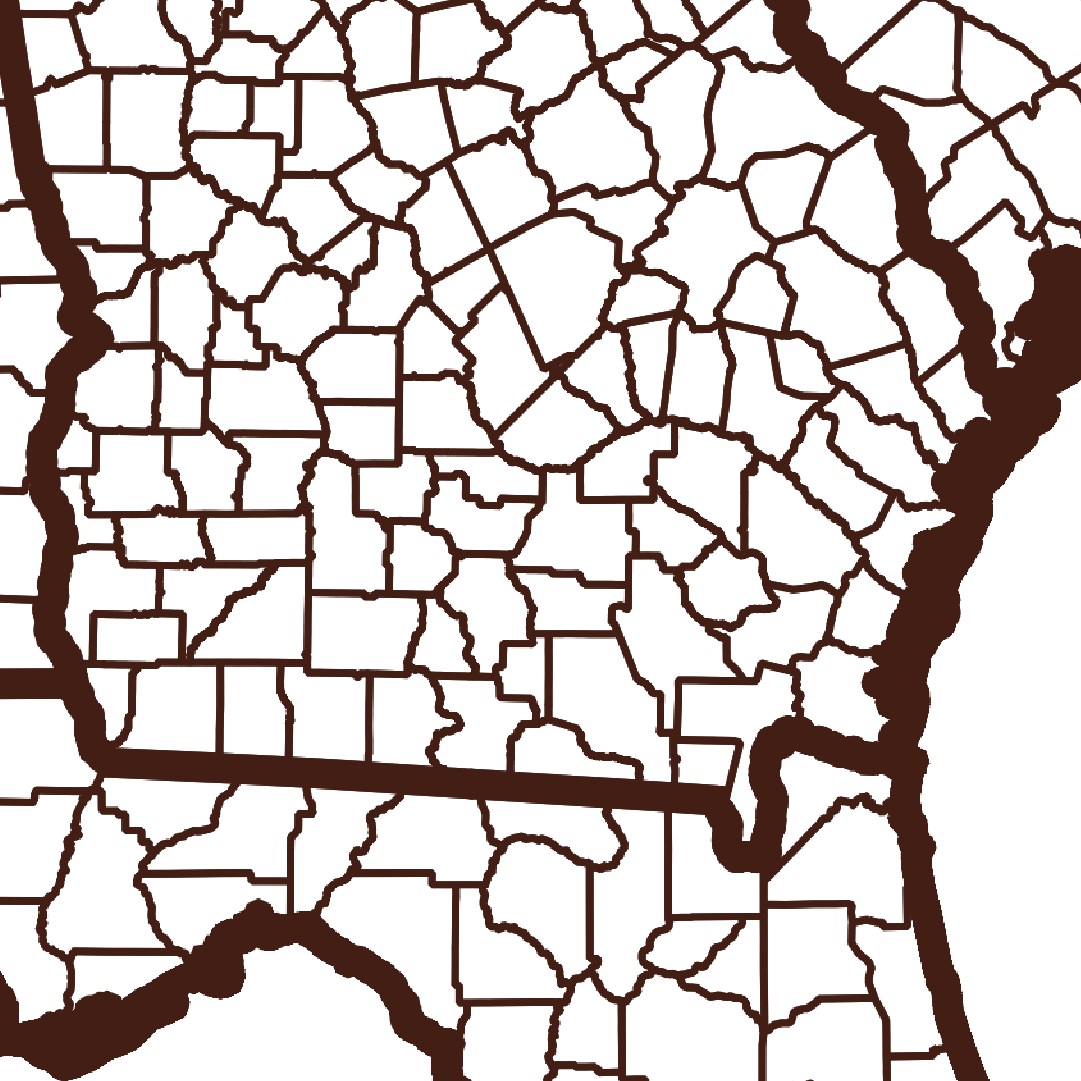 Atkinson County Map