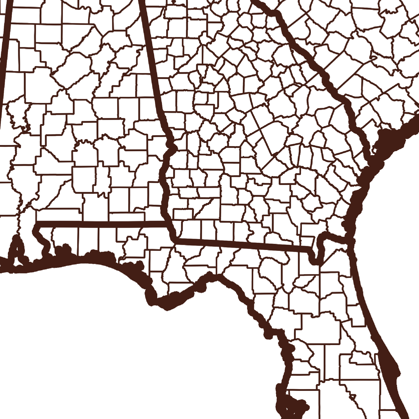 Baker County Map - Rochag