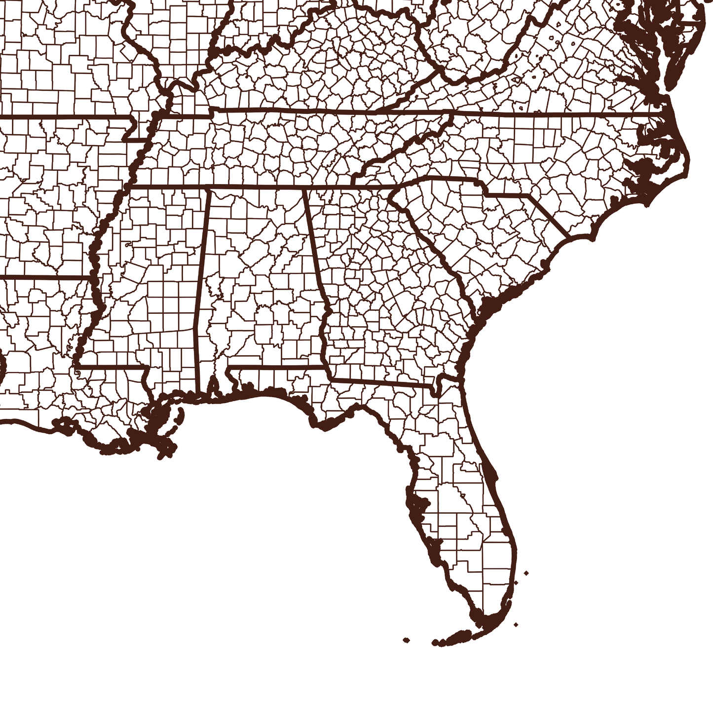 Baker County Map - Rochag