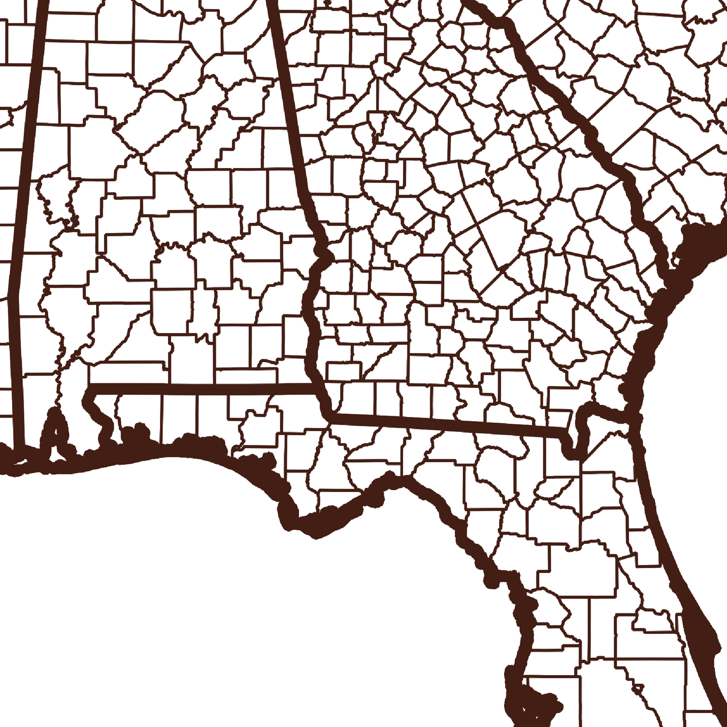 Baker County Map - Rochag