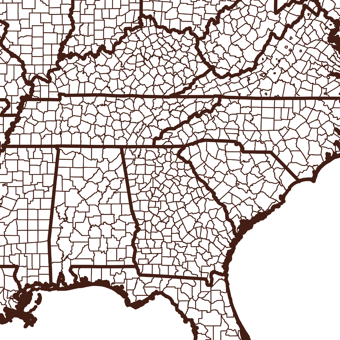 Banks County Map