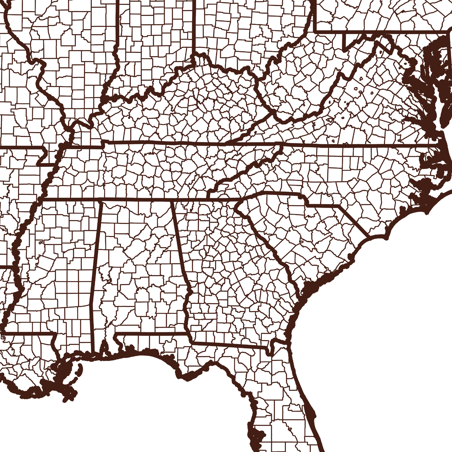 Banks County Map