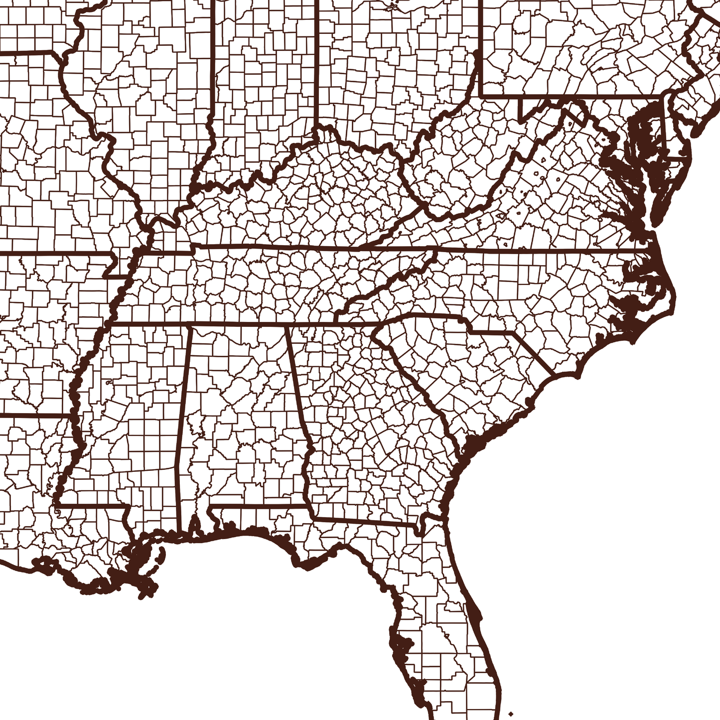 Banks County Map