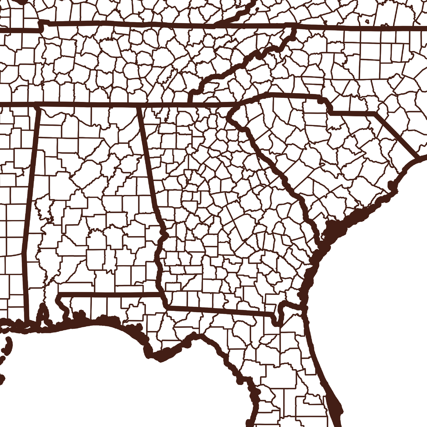 Bibb County Map