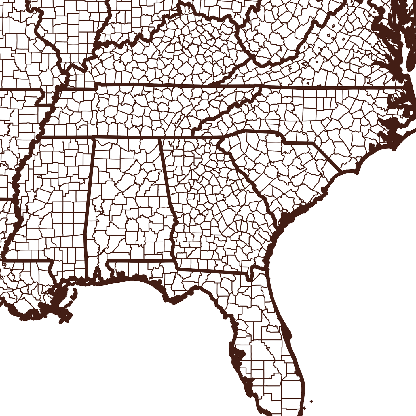 Bibb County Map