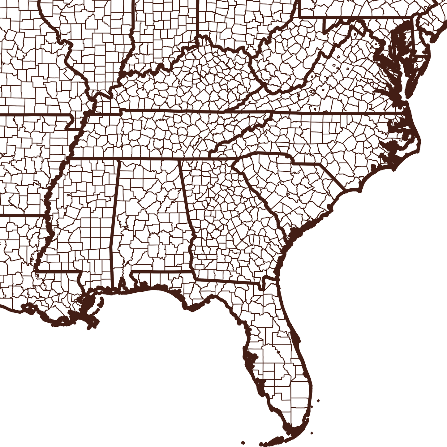 Bibb County Map