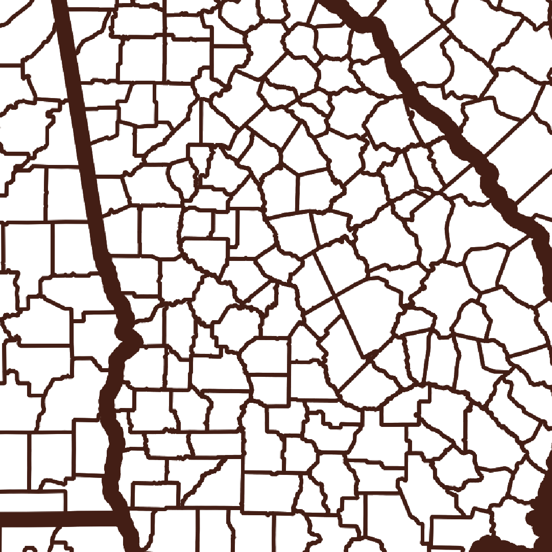 Bibb County Map