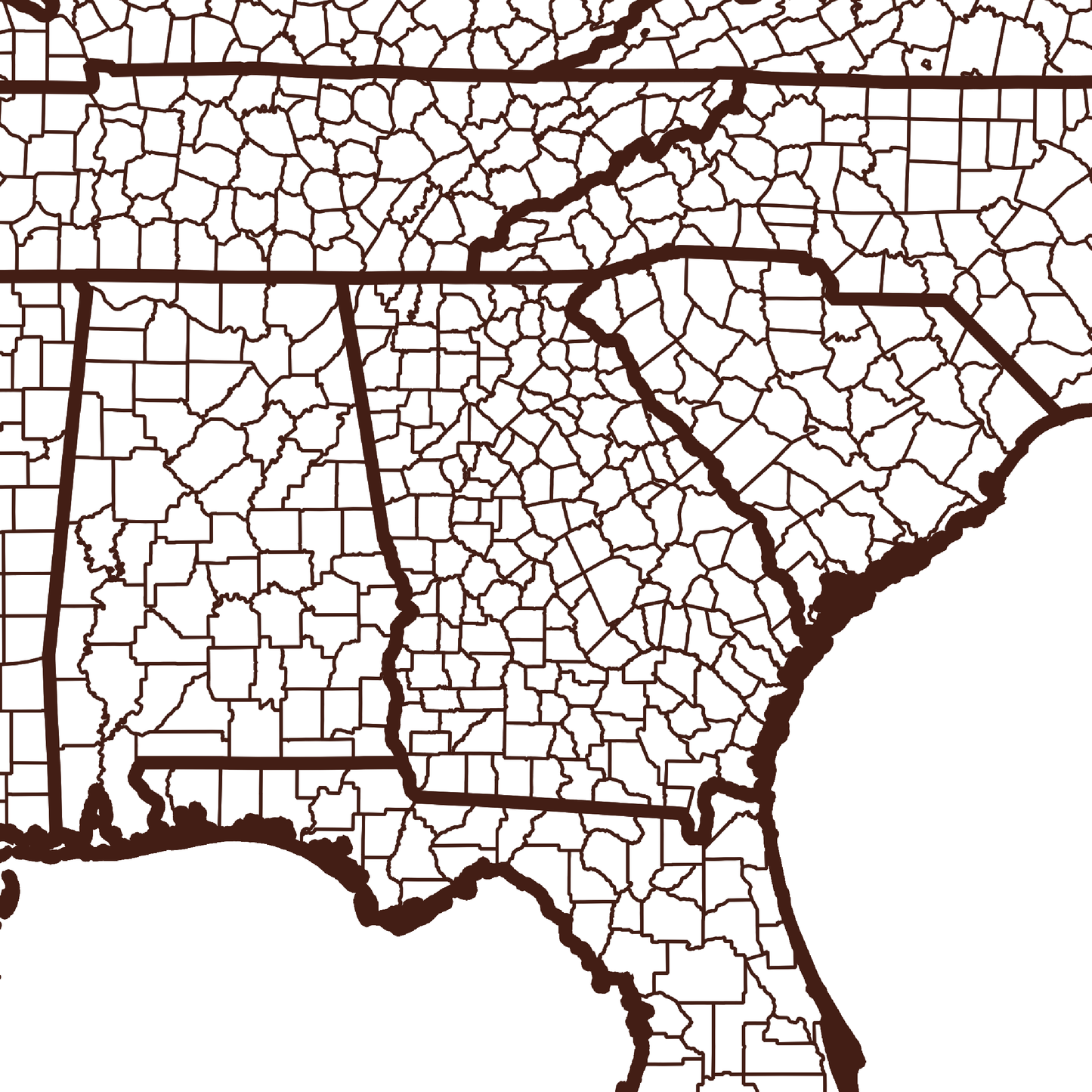 Bleckley County Map