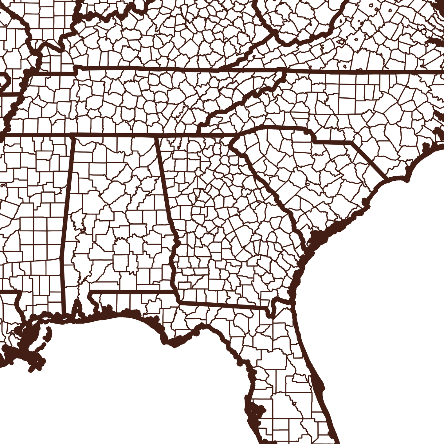 Bleckley County Map