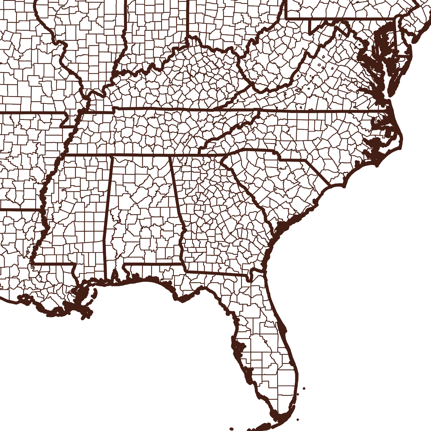 Bleckley County Map