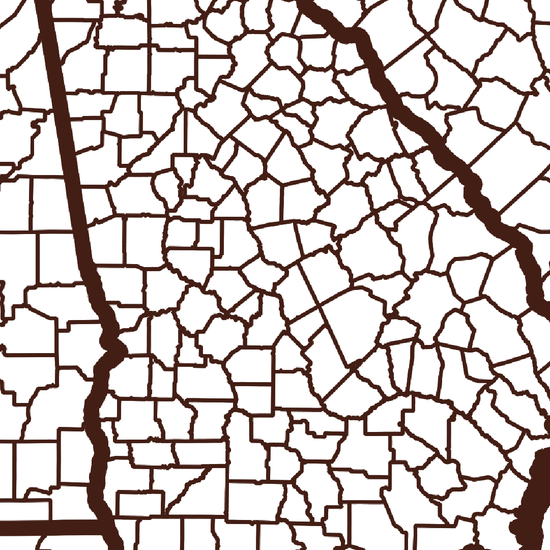 Bleckley County Map