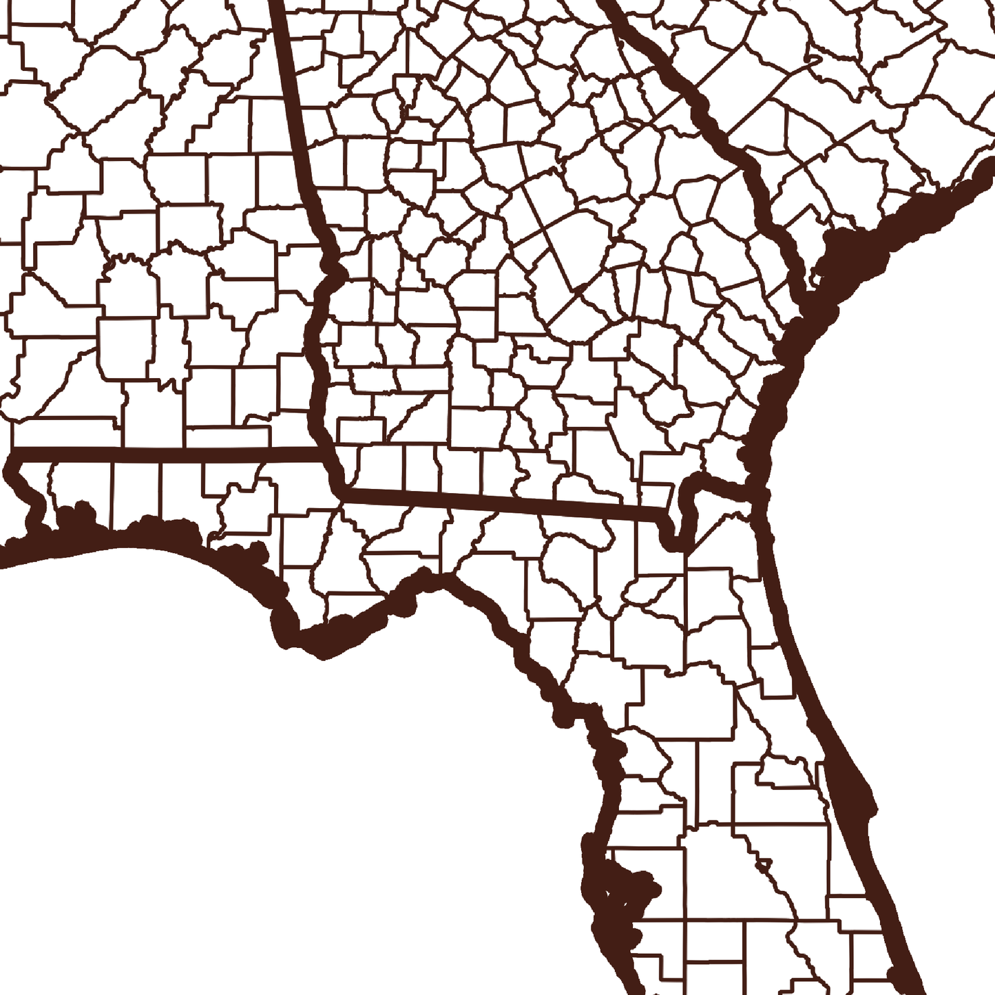 Brooks County Map