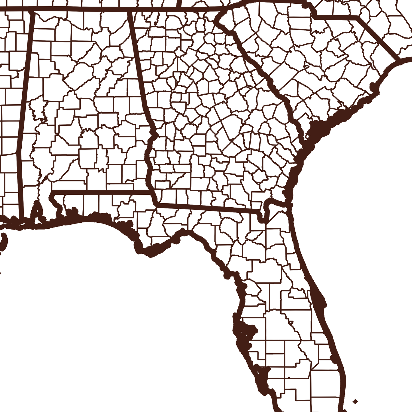 Brooks County Map