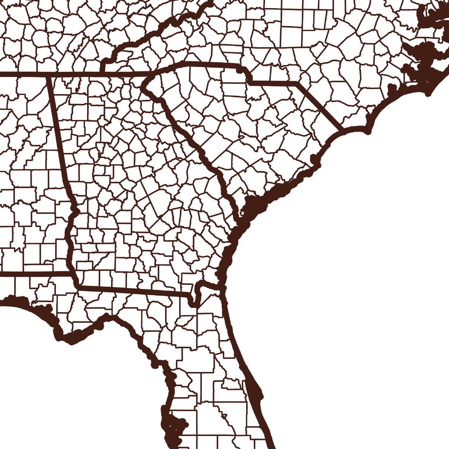 Bryan County Map