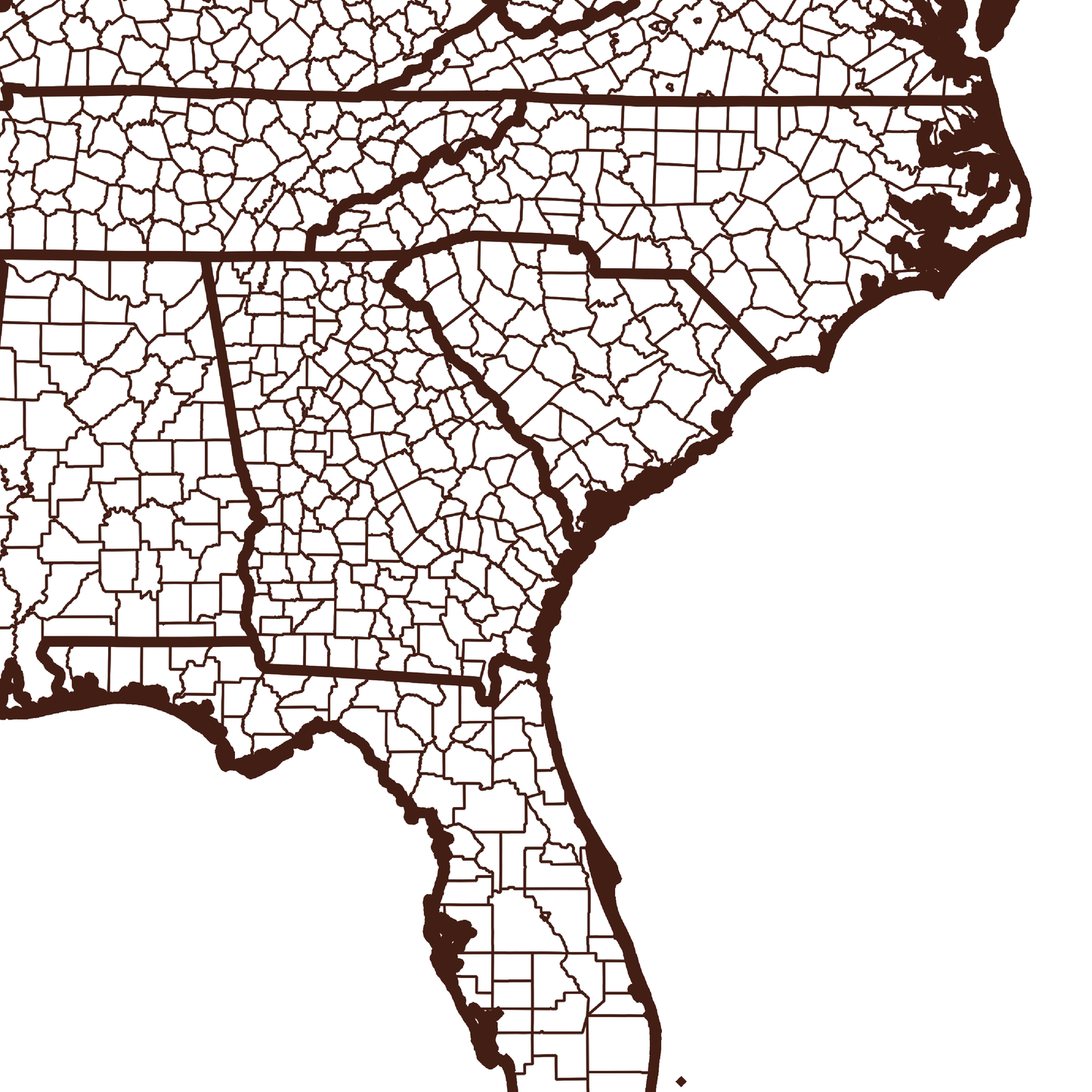 Bryan County Map