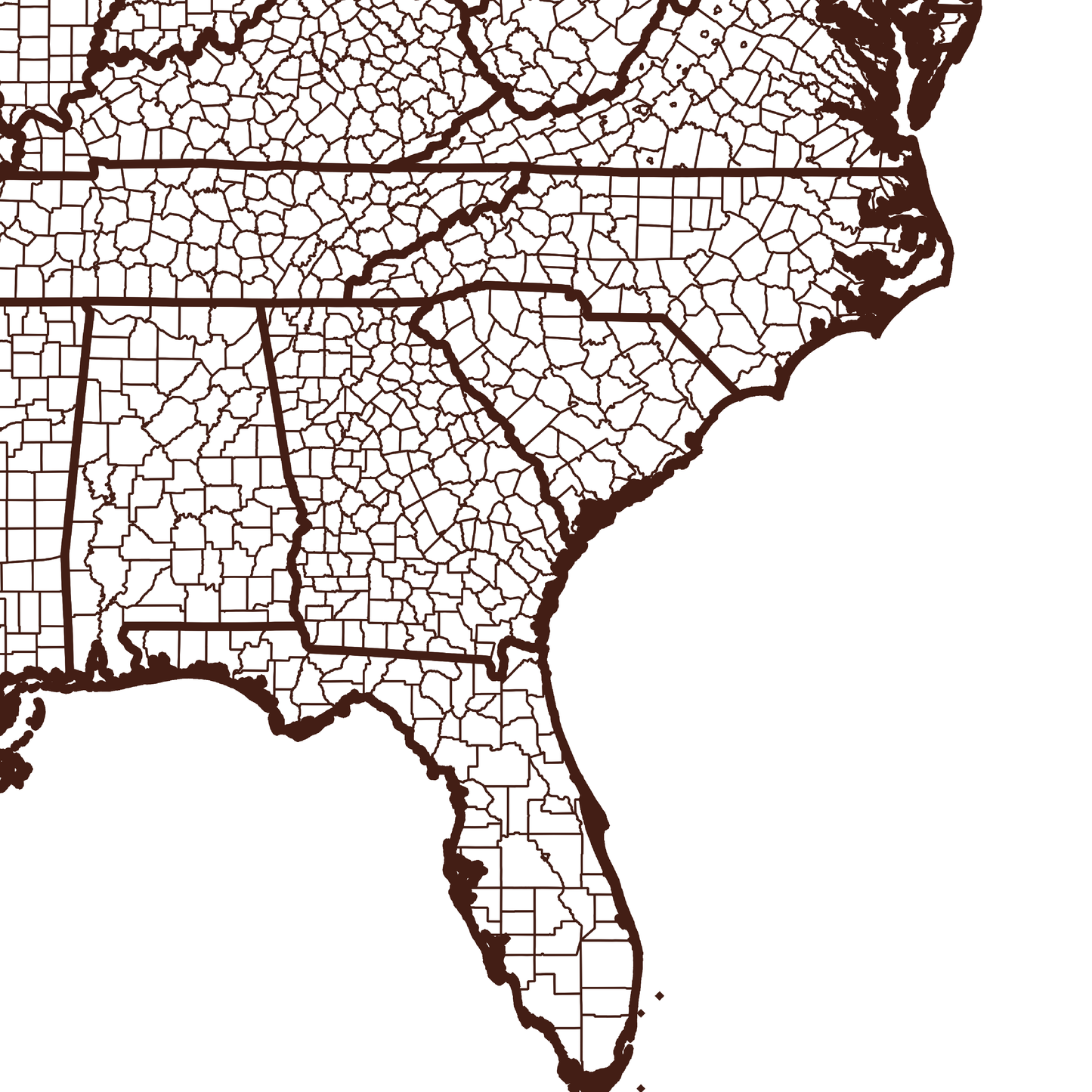 Bryan County Map