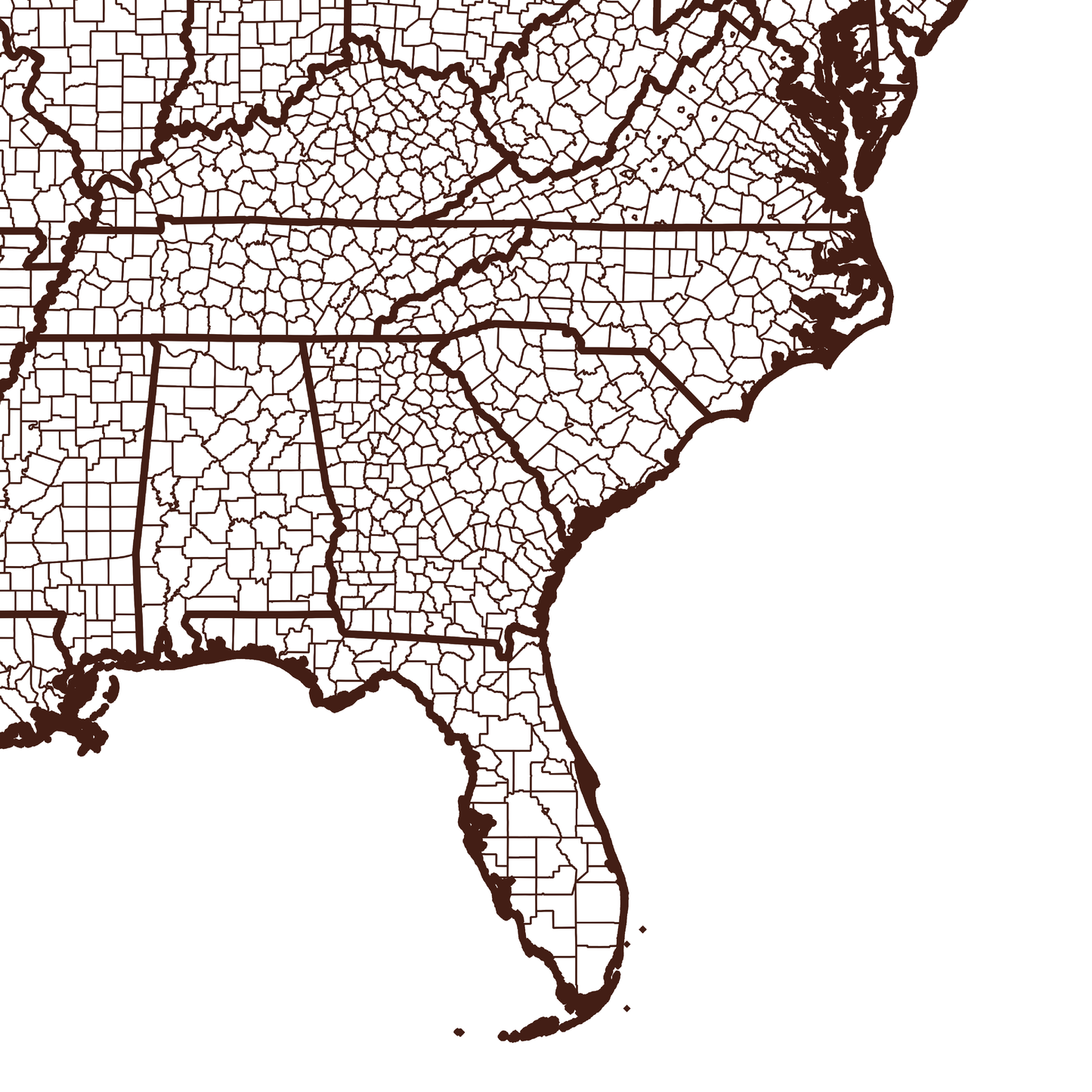 Bryan County Map