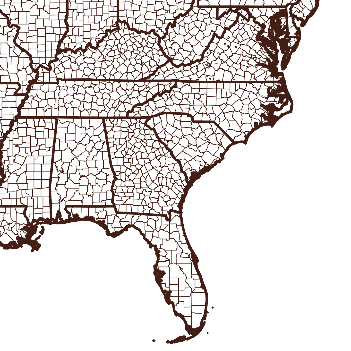 Bulloch County Map