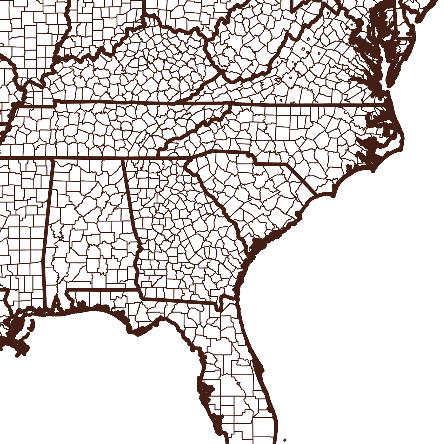 Burke County Map