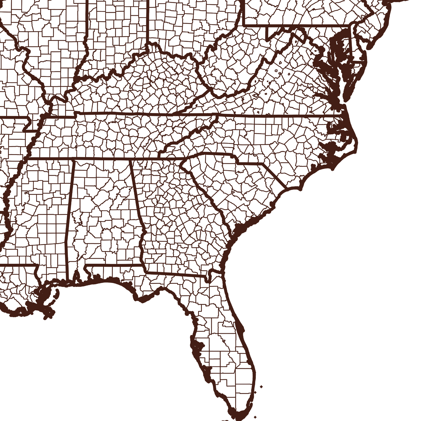 Burke County Map