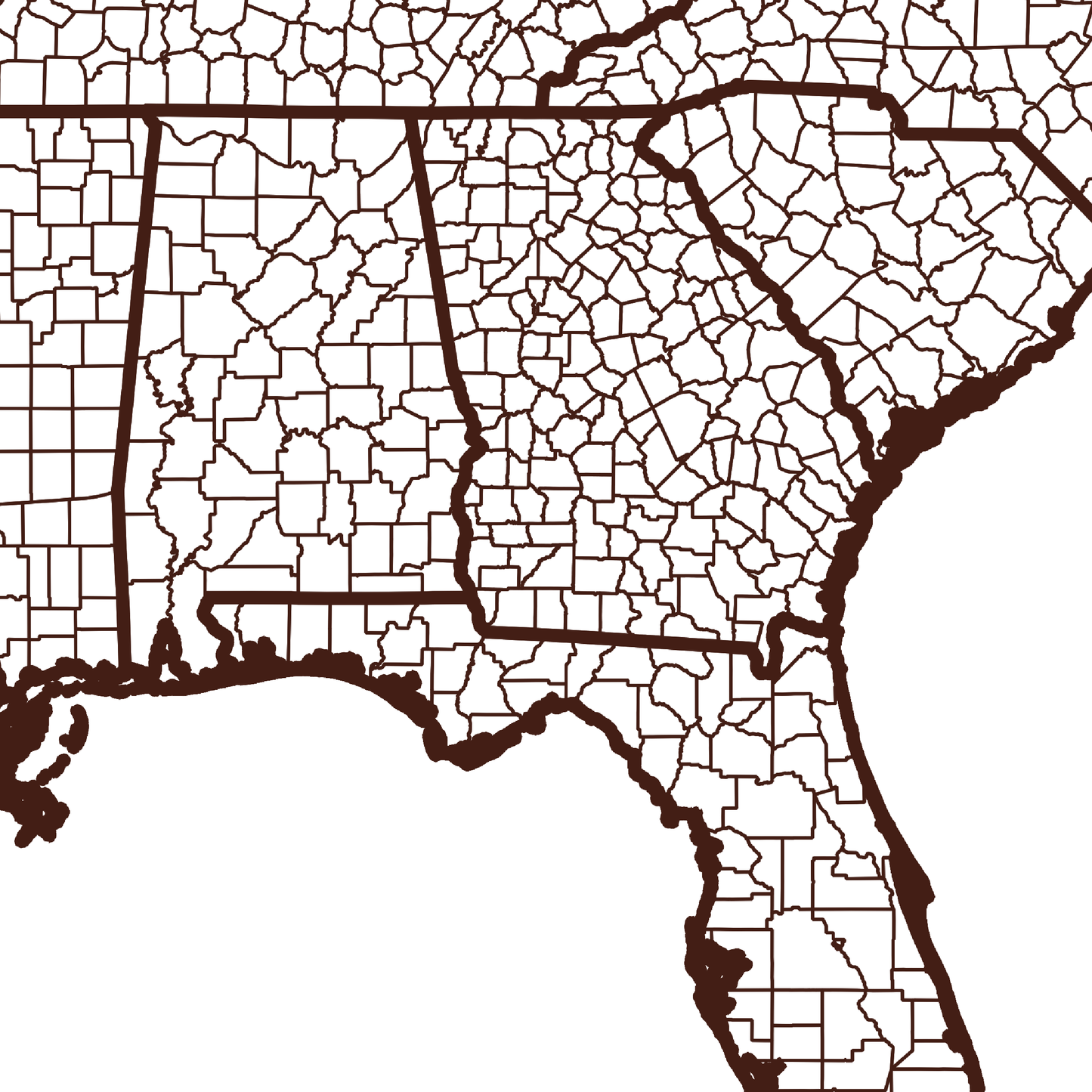 Calhoun County Map