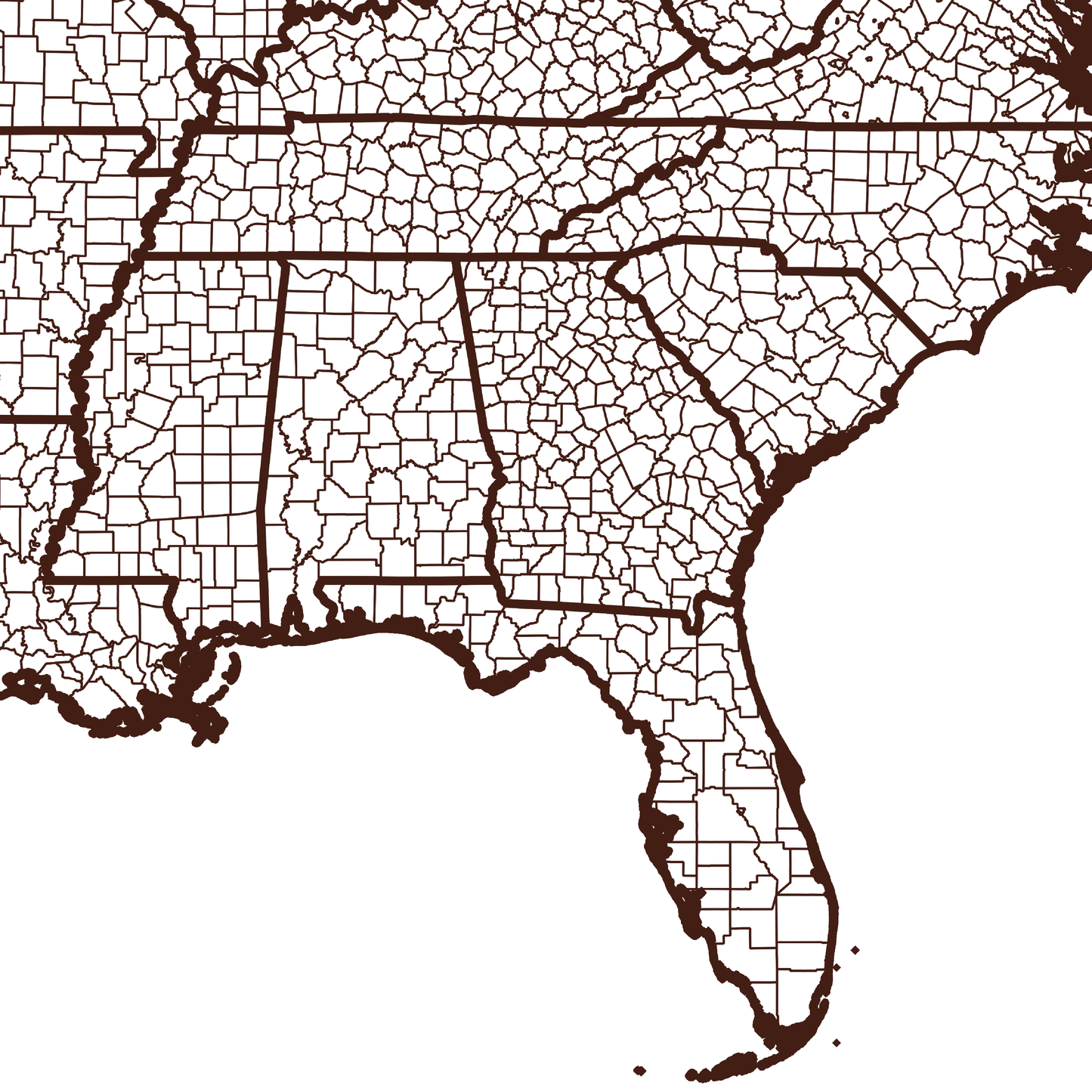 Calhoun County Map