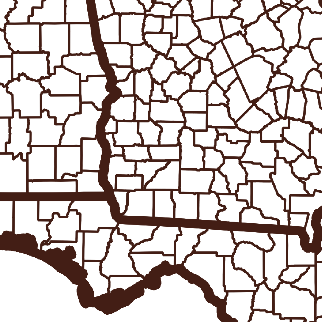 Calhoun County Map - Rochag