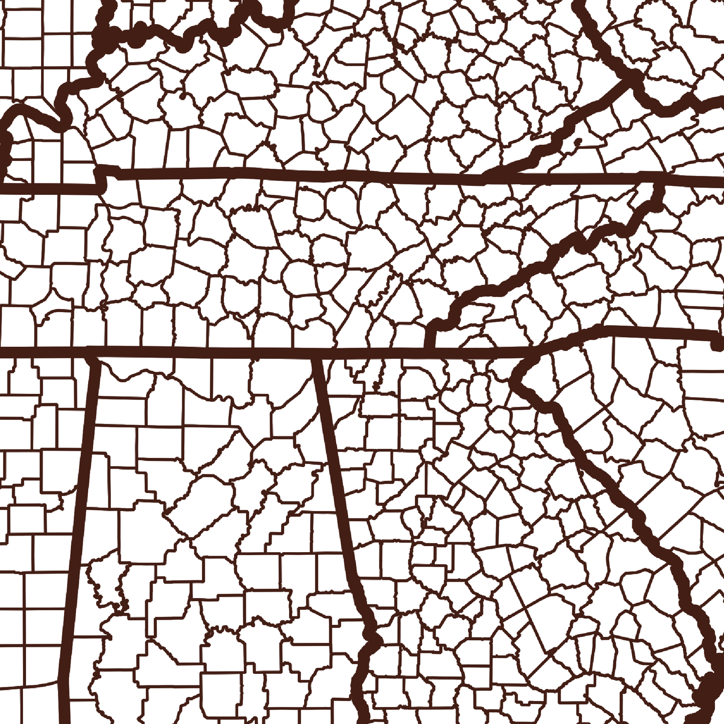 Catoosa County Map