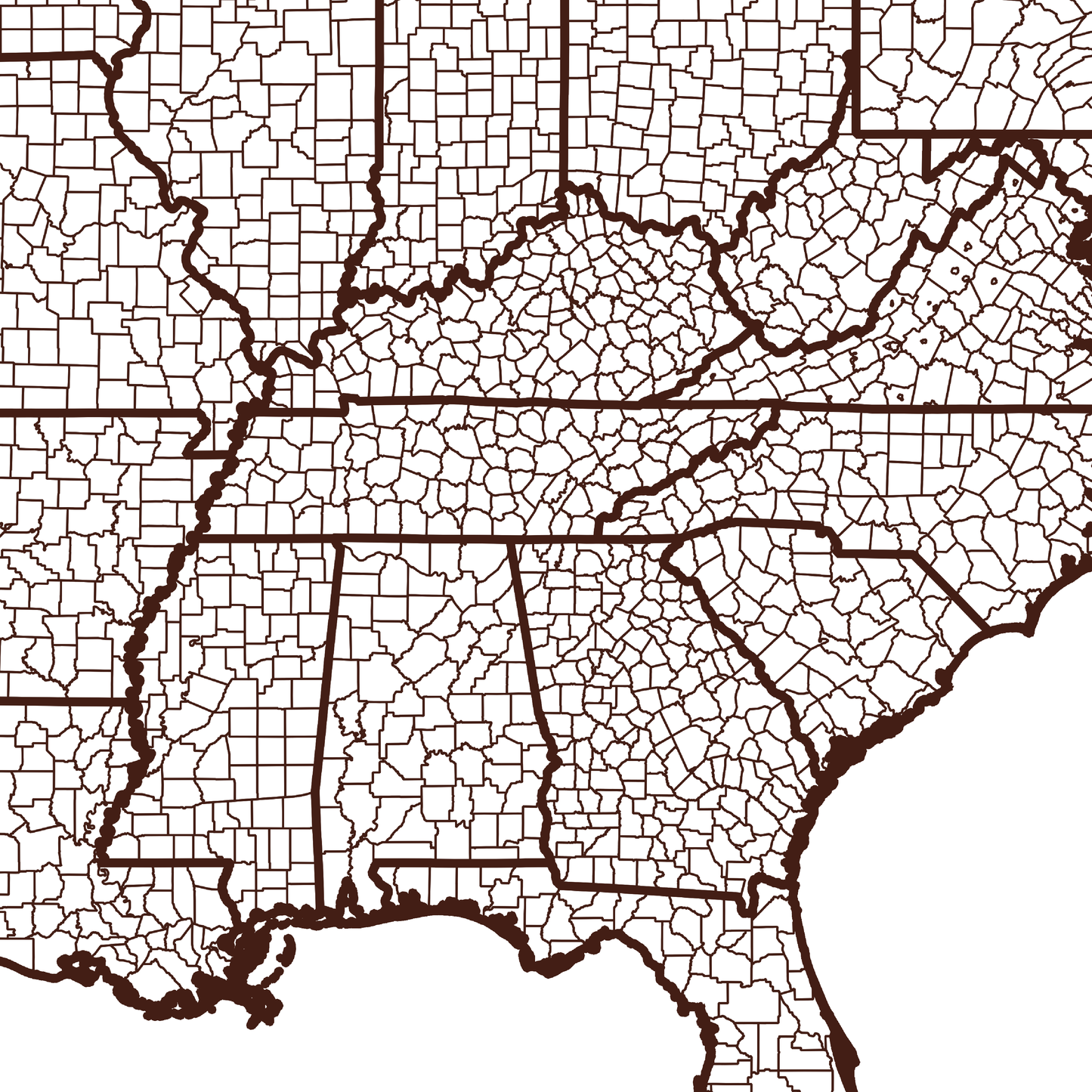 Catoosa County Map