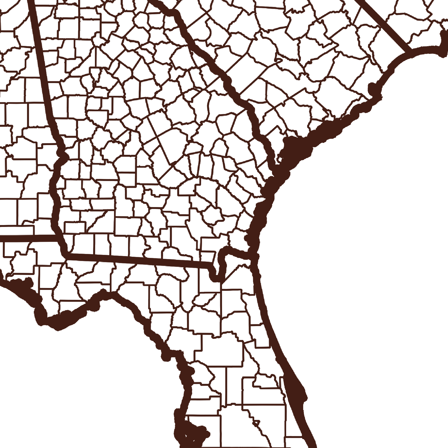 Charlton County Map