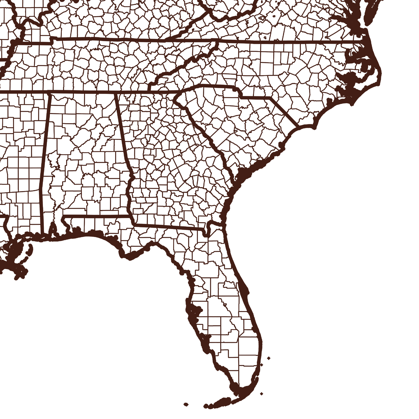 Charlton County Map