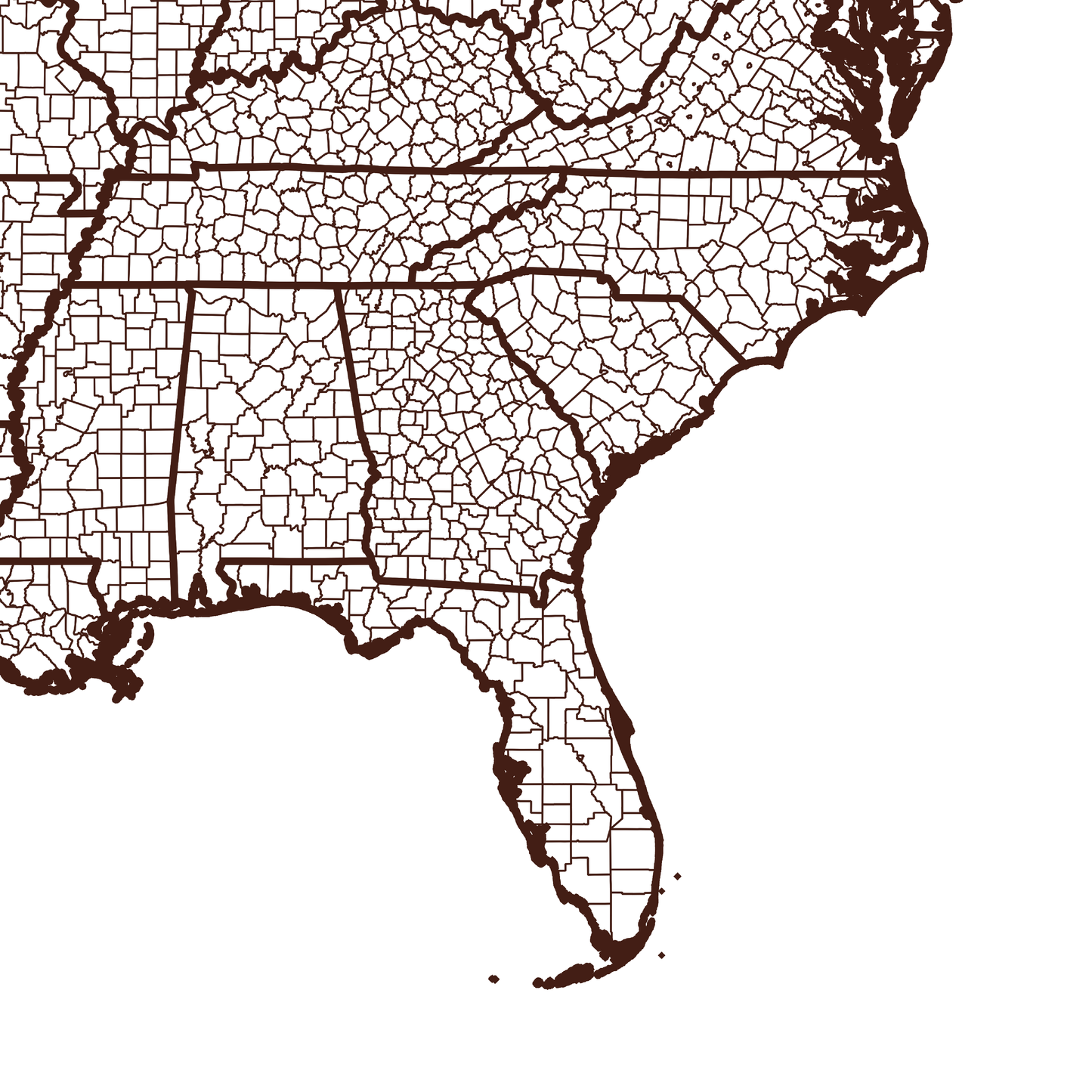 Charlton County Map