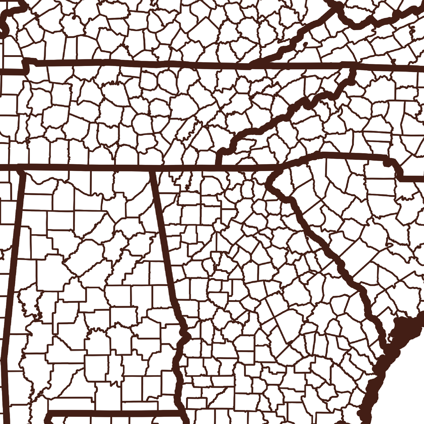 Cherokee County Map