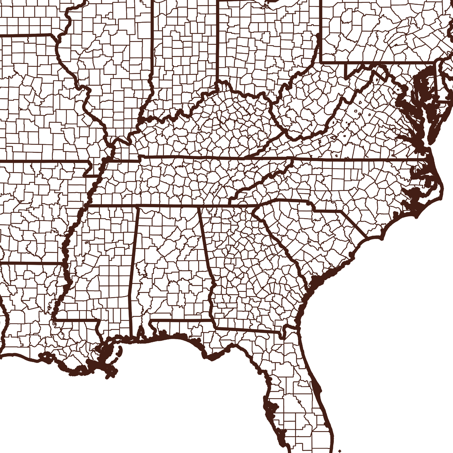 Cherokee County Map