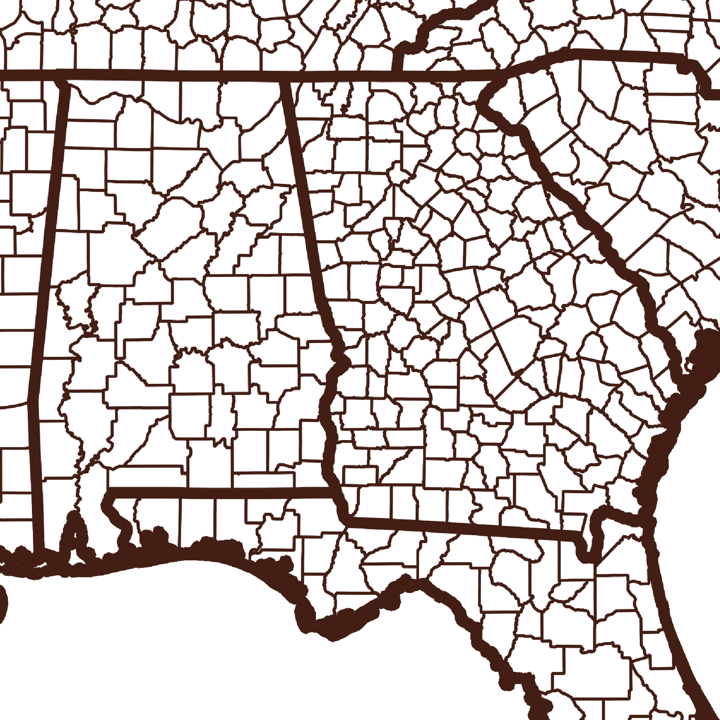 Clay County Map - Rochag