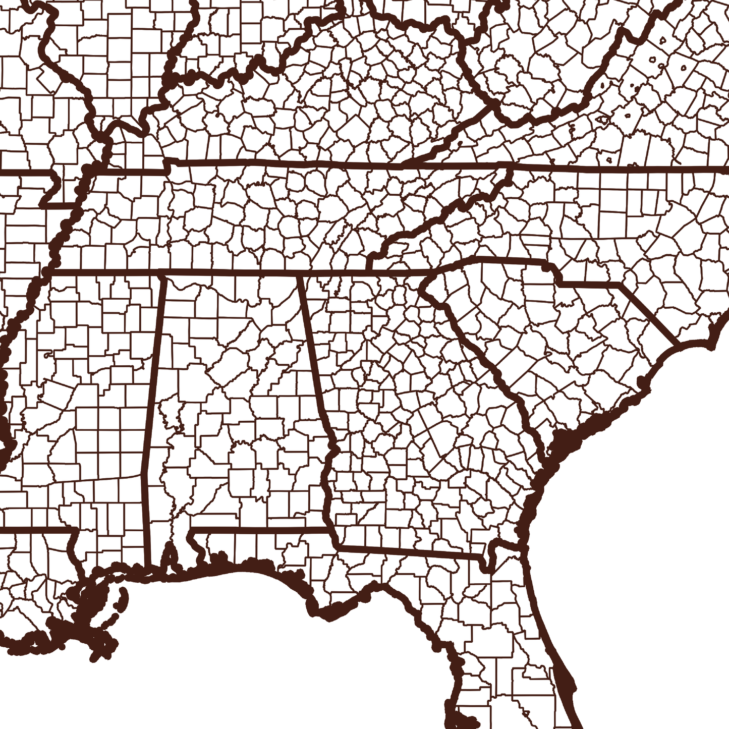 Clayton County Map - Rochag