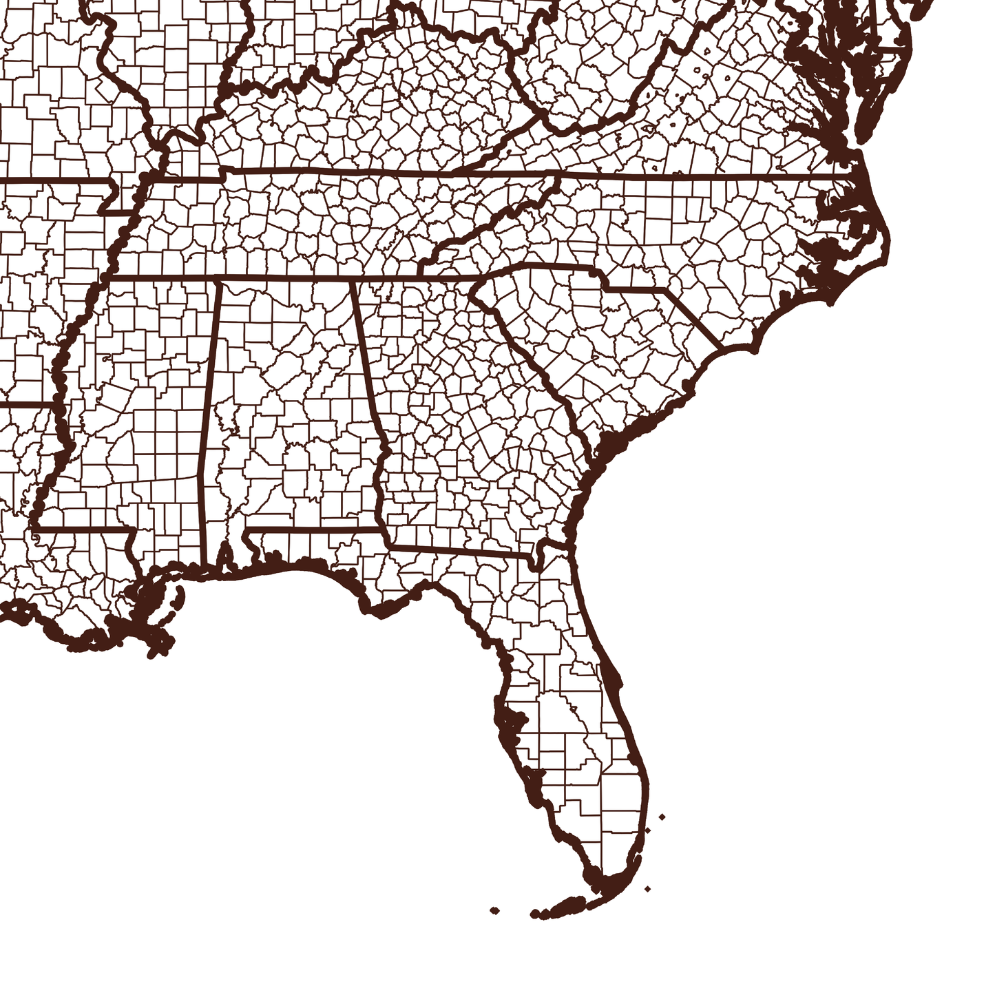 Coffee County Map