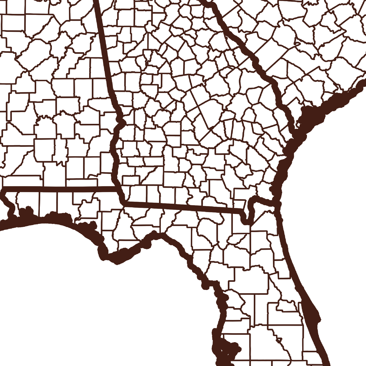 Colquitt County Map