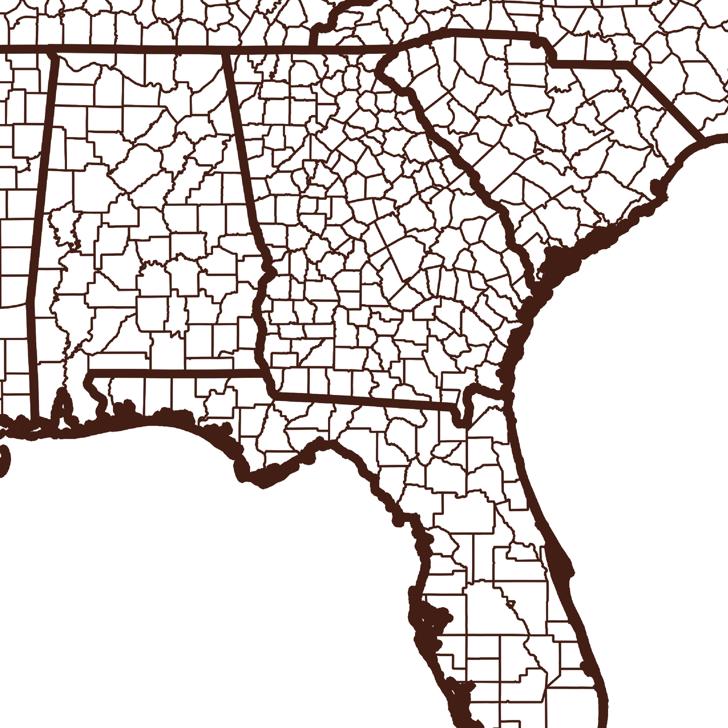 Colquitt County Map - Rochag