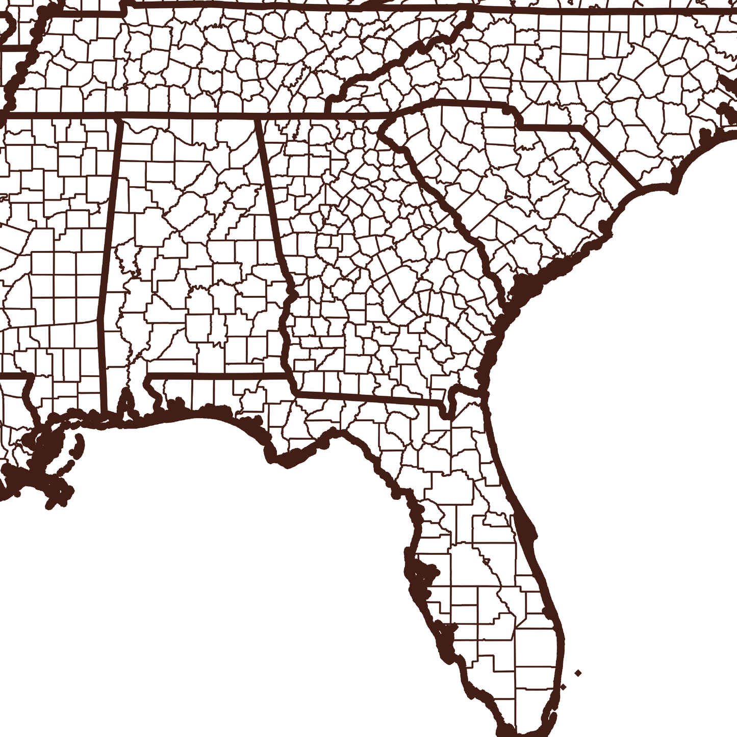 Colquitt County Map