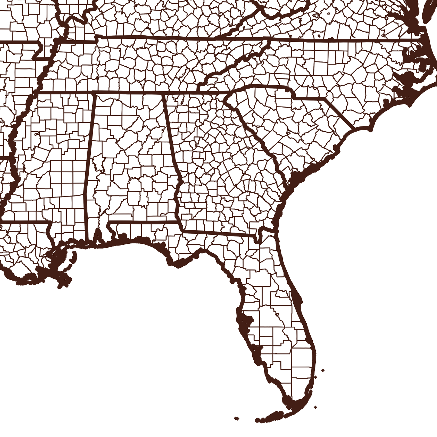 Colquitt County Map - Rochag