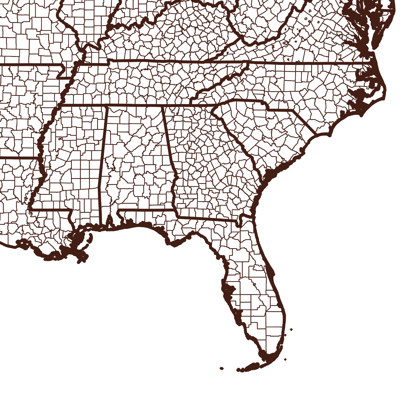 Colquitt County Map - Rochag