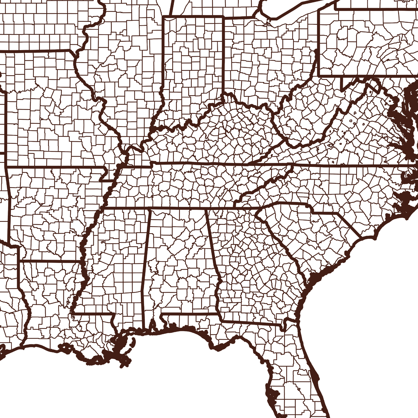 Dade County Map